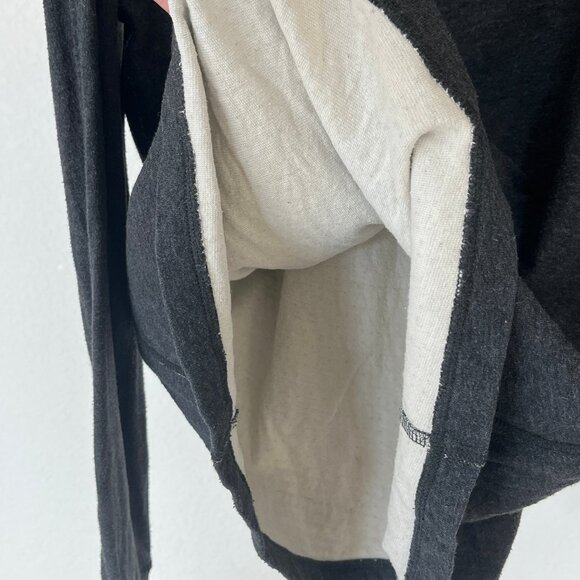 Lucky Brand Henley Long Sleeve Grey Thick Cotton Medium - Picture 8 of 8